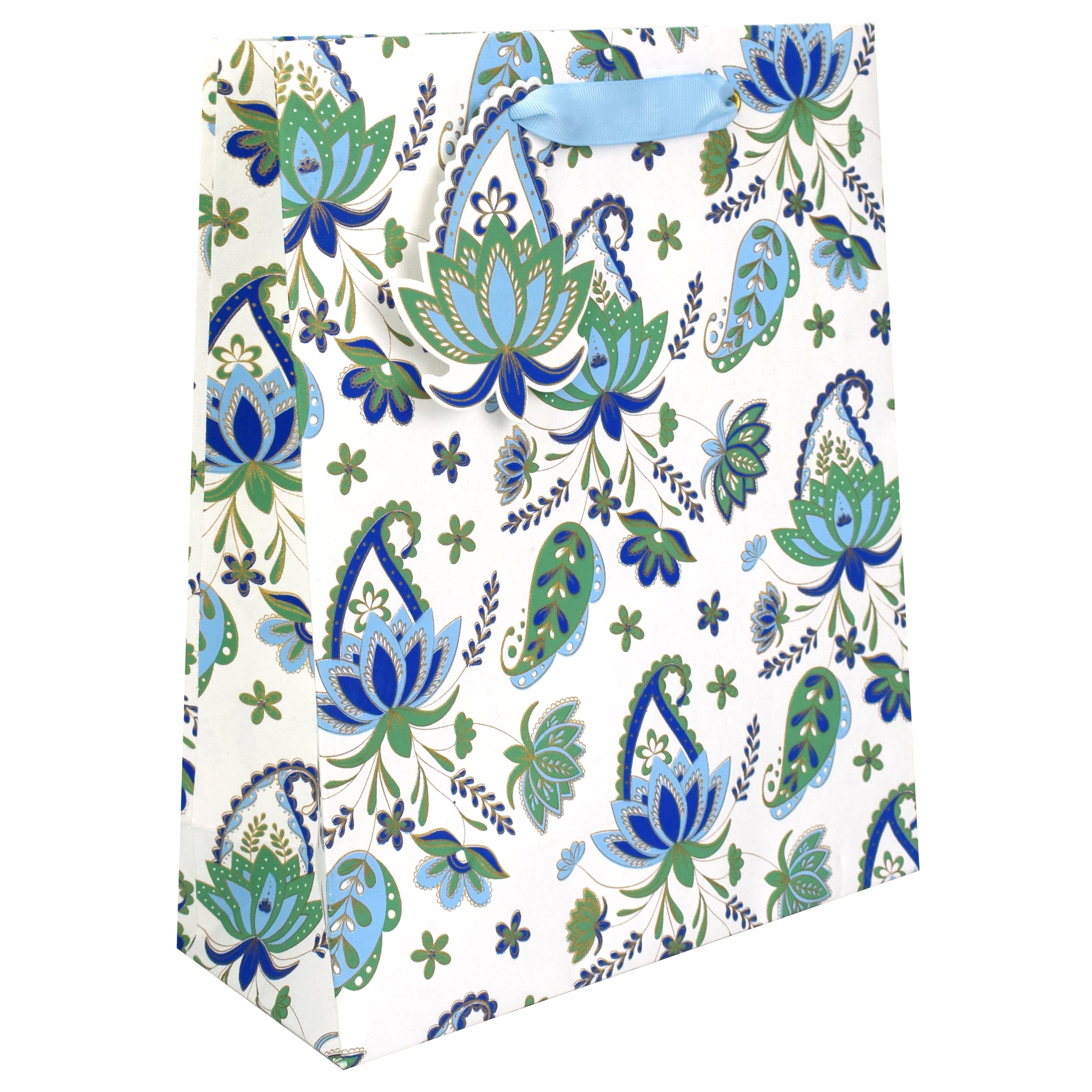 Paisley Blue Large Bag